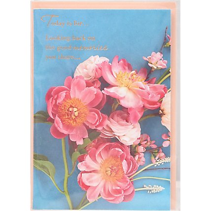American Greetings Good Memories Floral Anniversary Card - Each - Image 2