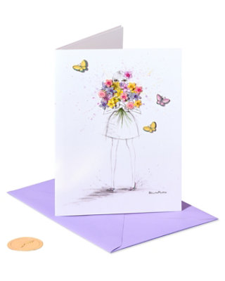 Papyrus Fashion Gal with Bouquet Mother’s Day Card - Each - Image 5