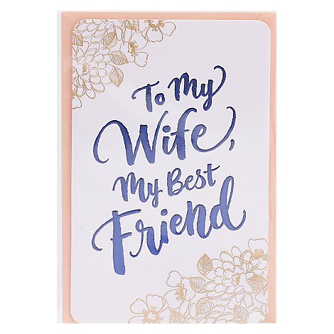 American Greetings Floral Birthday Card for Wife - Each