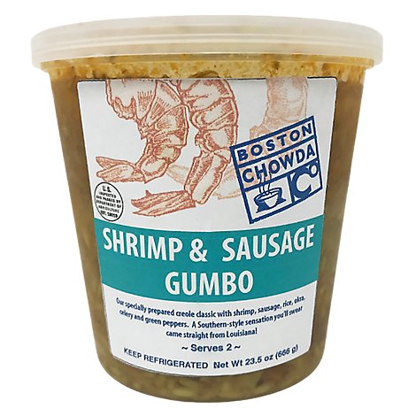 Boston Chowda Roasted Shrimp & Sausage Gumbo Cups - 23.5 OZ