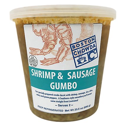 Boston Chowda Roasted Shrimp & Sausage Gumbo Cups - 23.5 OZ - Image 1