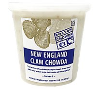 Boston Chowda Co New England Clam Chowda Cup - 23.5 OZ