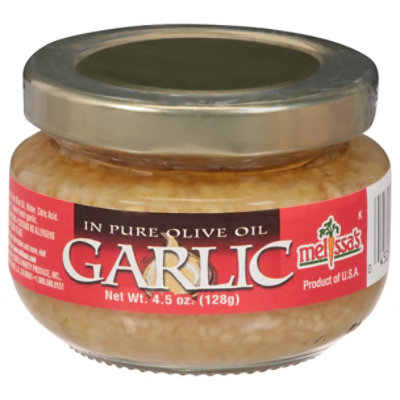 Garlic Pure Olive Oil Jar - 4.5 OZ - Image 3