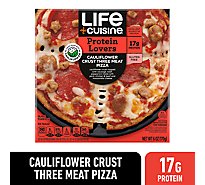 Life Cuisine Cauliflower Crust 3 Meat Pizza Frozen Entree Box - 6 OZ