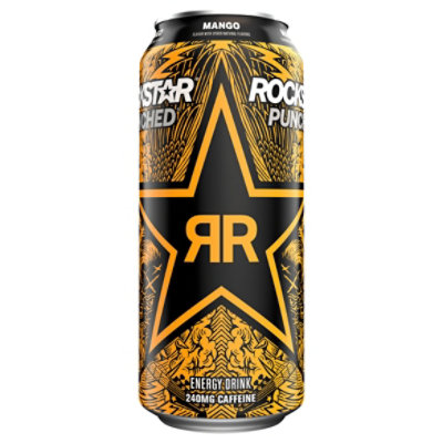 Rockstar Punched Energy Drink Mango 16 Fl Oz Can - 16 FZ - Image 3