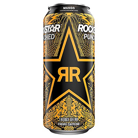 Rockstar Punched Energy Drink Mango 16 Fl Oz Can - 16 FZ