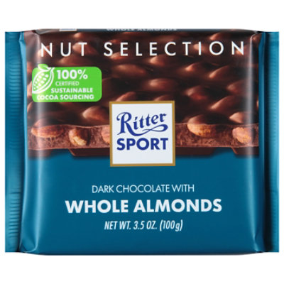 Ritter Sport Bar Choc Dk Whl Almnd - 3.5 OZ - Image 3