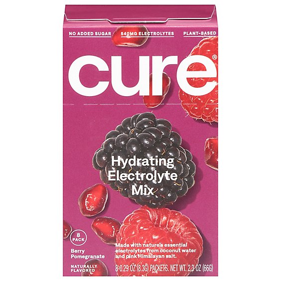 Cure Hydration Powder Berry - 8-2.3 Oz