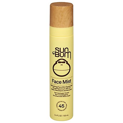 Sun Bum Spf 45 Face Mist - 3.4 OZ - Image 1
