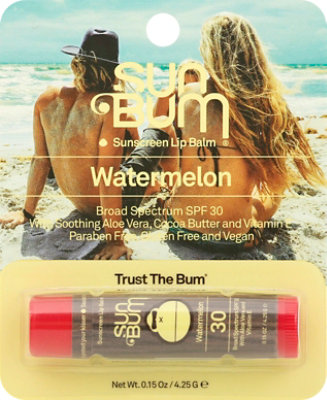 Sun Bum Spf 30 Watermelon Lip Balm - .15 OZ - Image 2