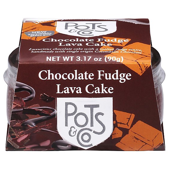 Pots & Co Cake Chocolate  Fudge Lava - 3.52 OZ