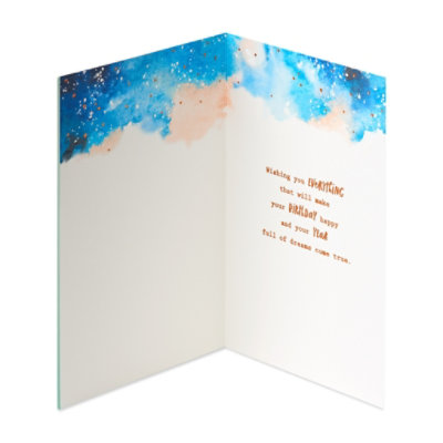 American Greetings Night Sky Birthday Card - Each - Image 3