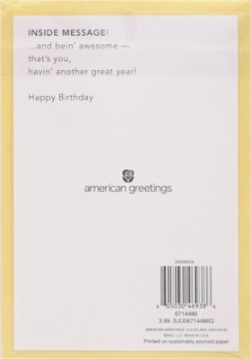 American Greetings Sports Birthday Card - Each - Image 4