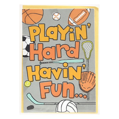 American Greetings Sports Birthday Card - Each