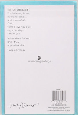 American Greetings Lake Scene Birthday Card for Dad - Each - Image 4