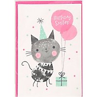 American Greetings Kitty with Balloon Birthday Card - Each - Image 2