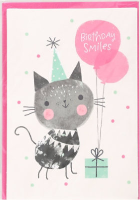 American Greetings Kitty with Balloon Birthday Card - Each - Image 2