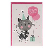 American Greetings Kitty with Balloon Birthday Card - Each
