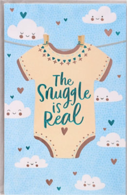 American Greetings Snuggle Onesie Baby Shower Card - Each - Image 2