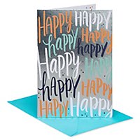 American Greetings Happy Lettering Birthday Card - Each - Image 2