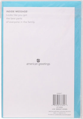 American Greetings Stacked Lettering Birthday Card for Grandson - Each - Image 4