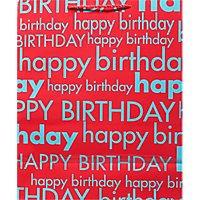 American Greetings Happy Birthday Lettering Large Gift Bag - Each - Image 2