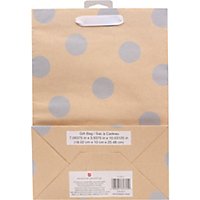 American Greetings Silver Dots Medium Gift Bag - Each - Image 4
