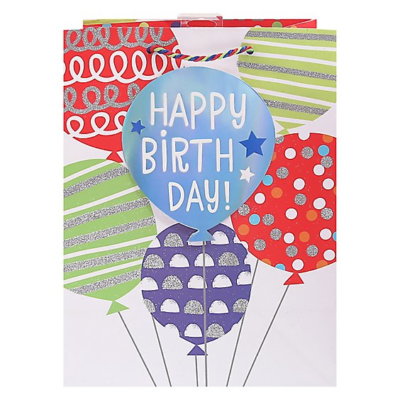 American Greetings Happy Birthday Balloons Large Gift Bag - Each