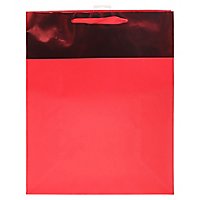 American Greetings Red with Metallic Cuff Extra Large Gift Bag - Each - Image 3