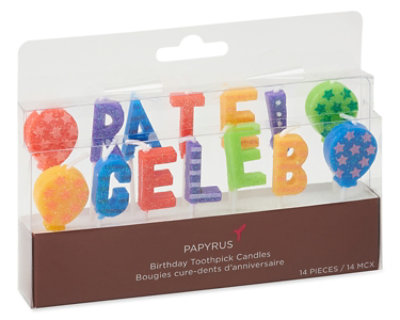 Papyrus Celebrate Birthday Candles 14 Count - Each - Image 2