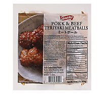 Sk Pork & Beef Teriyaki Meatballs - 16 OZ