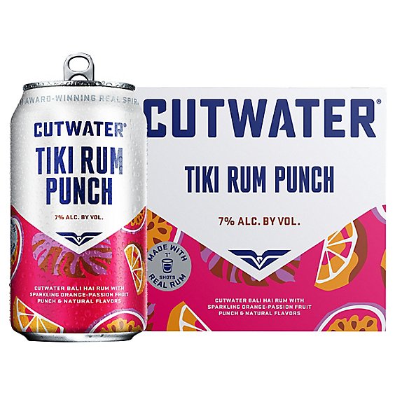 Cutwater Tiki Rum Can - 4-12 FZ