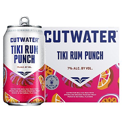 Cutwater Tiki Rum Can - 4-12 FZ - Image 1