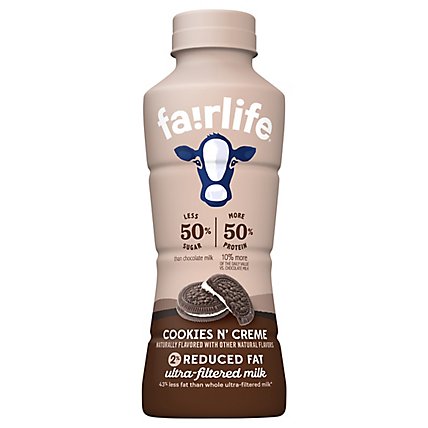 Fairlife Ufm 2% Reduced Fat Cookies N Creme-ko Bottle - 14 FZ - Image 3