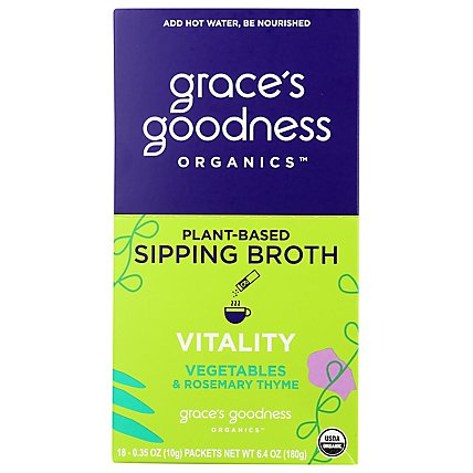 Grace's Vitality Sipping Broth - .35 OZ - Image 1