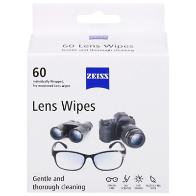 Zeiss Lens Eye Glass Cleaning Wipes Pre-moistened Alcohol Wipes