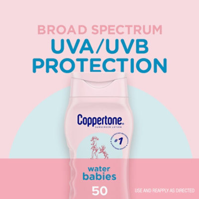 Coppertone Water Babies Lotion Sunscreen SPF 50 - 8 Oz - Image 2