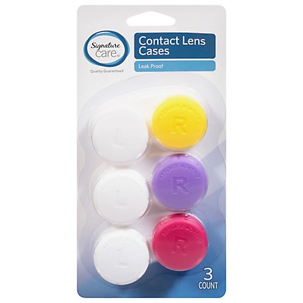 Signature Care Contact Lens Case - 3 CT - Image 3