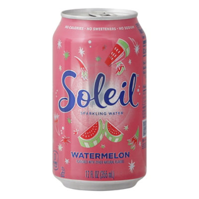 Signature Select Soleil Water Sparkling Watermelon - 12 FZ - jewelosco