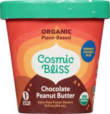 Cosmic Bliss Ice Cream Chocolate Peanut Butter - 1 PT - Image 2