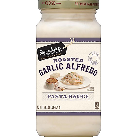 Signature Select Alfredo Roasted Garlic Pasta Sauce - 16 OZ