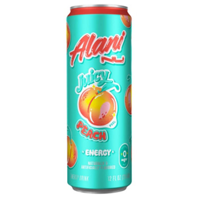 Alani Nu Juicy Peach Energy Drink - 12 Fl. Oz. - Image 2
