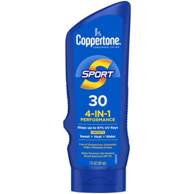 Coppertone Sport Lotion SPF 30 - 7 Oz - Image 1
