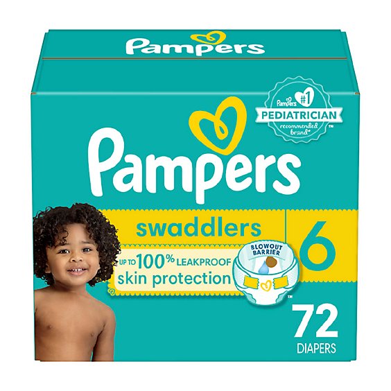 Pampers Swaddlers Diapers Giant Pk Sz6 - 72 CT