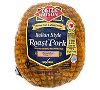 Dietz & Watson Pork Roast Italian Style - 0.50 Lb