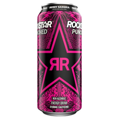 Rockstar Punched Energy Drink Berry Sangria - 16 FZ - Image 2