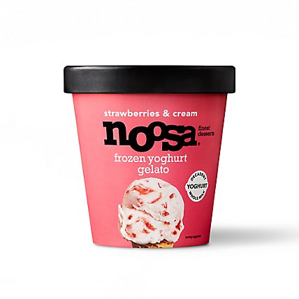 Noosa Yoghurt Gelato Strawberry Cream - 14 OZ - Image 1