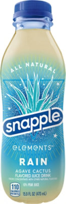 Snapple Elements Rain Agave Cactus Juice Drink Recycled Plastic Bottle - 15.9 Fl. Oz. - Image 2