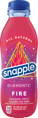 Snapple Elements Fire Dragonfruit Juice Drink In Recycled Plastic Bottle - 15.9 Fl. Oz. - Image 2