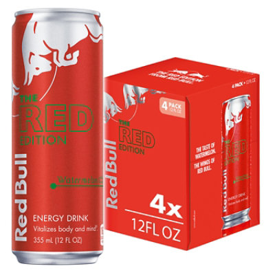 Red Bull Energy Drink 114mg Caffeine - 4-12 Fl. Oz. - jewelosco